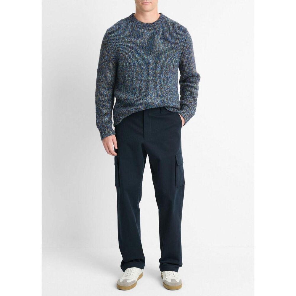 VINCE Pants Mens Size 30 Navy Straight Leg Chino Cargo Pocket LOUIE $265